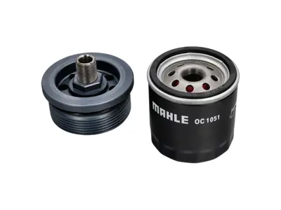Spin off oil filter adapter with Mahle oil filter for MY97-08 engines - 99610702053, 99610722553, 99610722560, 99610702054, 99610702055, 3609402062