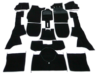 Complete interior carpet set for Porsche 911 65-68 Coupe RHD
