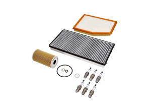 Engine Service Kit - Air/Fuel/Oil Filters, Spark Plugs & More - for Porsche 986 Boxster 2.7L & Boxster S 3.2L 2000-2004 - 99610722560, 99610731351, 0PB115499A, 99611013103, 99611013104, 90012310630, 99657221901, 99657221902, 99657121903, 99757121900, 99757121901, 99757121902, 99917020791, 00004400204