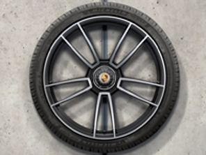 20'/21' 911 Turbo S, in Black. Alloy Wheels & Winter Tyres Original Porsche for 992 (911) Turbo / Turbo S - 992044601AB