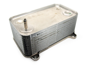 Radiator oil cooler on engine. Porsche 996 TURBO / 996 GT2 / 996 GT3 - 176006N, 99610702571, 99610702573