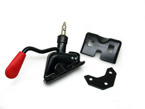 Hardtop catch b-pillar. Porsche 987 Boxster - 98756340401, 98756340301