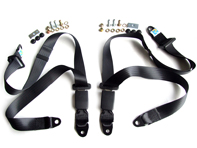Static 3-Point Rear Lap & Diagonal Belts (Set of 2). Porsche 356 / 912 / 911 upto 83 - 47785779570B