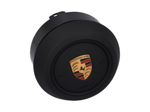 Air bag unit for steering wheel, Black-Black. Porsche 992.1 Carrera - 992880201BTSS, 992880201B