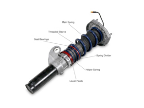 Coilover sleeve conversions kit, Rear. Porsche 991 / 981 - 2320041, 2320042, 2320043