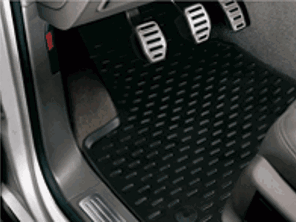 Rubber Floor Mats. Porsche 955 Cayenne LHD Cars - 95504480061