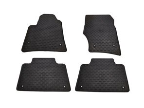 Rubber Floor Mat Set (4-Piece) - New Old Stock - for Porsche 955 / 957 Cayenne Left-Hand Drive (LHD) - 95504480061