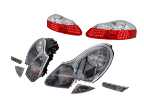 Light Upgrade Kit III. Porsche Boxster 986 *RHD Cars - 00004490999, 98663113121, 98663113221, 99663104502, 99663104602, 99663104403, 99663104303