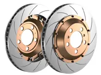 Pagid RBD endurance racing floating front brake disc assembly. Porsche 997 GT3 Cup - SD380320301, SD380320401