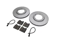 FRONT Brake Pads and Brake Disc Package. Porsche 911 3.2L 1984-89 - 91135104123, 91135195011, 94461221105, 91135195006, 91135195001, 91135195002, 91135195008, 90135199700, 91135193800, 91135194401, 91135194405, 91135195000, 92335190100, 94435195006