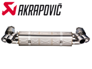 Akrapovic Titanium Exhaust System for Porsche 997 Turbo 2006-09