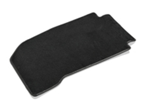 Carpet floor cover for footwell, front right, Black. Porsche 964 LHD - 964551012015FV