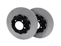 Floating brake disc set slotted REAR. Porsche 991 GT3 / 981 GT4 / 718 GT4 / 718 Spyder - 99135240780, 99135240880, 98135240780, 98135240880, 98135240781, 98135240881 - 9GT615601N
