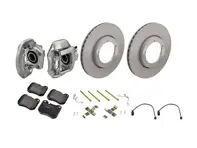 Front brake caliper, disc and brake pad kit. Porsche 944 / 944S 1984-89 - 94435142900, 94435143000, 477405083A, 477405083D, 91135104120, 94435195102, 94435195103, 94435195104, 477698155, 92835194200, 92835195100