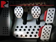 Rennline REV2 3 Piece Pedal Set Rubber Grip. Porsche 911 / 912 / 914 / 930 / 964 / 993 Manual - A12.2P60, A122P60