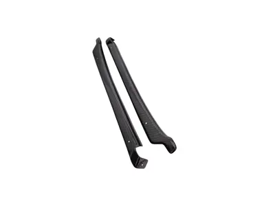 DAMAGED Rennline Inner Rear 1/4 Panel Garnish Rails Carbon Fibre. Porsche 911 Coupe - 91155509100, 9115550920