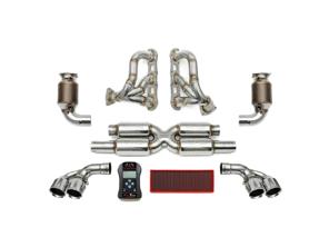 Fabspeed STREET Supersport Performance Package, Quad Tips Polished Stainless Steel. Porsche 991.2 Turbo / Turbo S (2017+) - 99111173171, 99111173140, 99711300930, 99711301030, 99111171172, 99111171272 - FB798/20, FS.POR.9912T.ET, FS.POR.9912T.SHDR, FS.POR.9912T.SSSXQ
