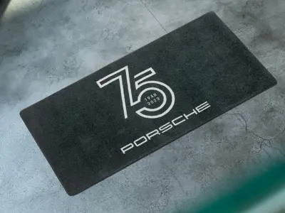 Porsche 75 years of Porsche design garage mat - 9Y0044070C