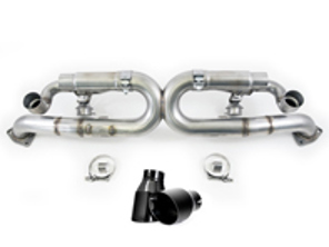 AWE SwitchPath™ Exhaust system with Black tips for Porsche 991.1 Carrera S (PSE cars only) - 3025-43012, 3025