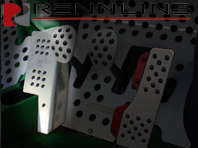 Rennline Dead Pedal Rubber Grip. Porsche 911 1974-89 - P98RH