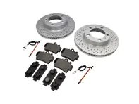 FRONT Brake Pads and Brake Disc Package Porsche 987 Boxster / 987C Cayman - 98735140101, 98735140201, 98735193903, 98735108801, 99761275500, 99761275701