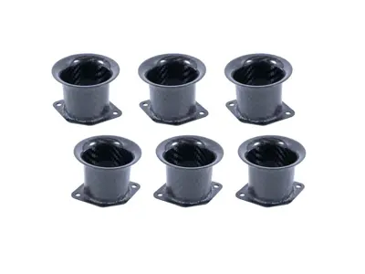 Carbon Fiber Carburettor Velocity Stacks (50mm Tall) by Rennline. Porsche 911 / 912 / 356 - PCG10832201, 91110832201, 90110093301 - M91