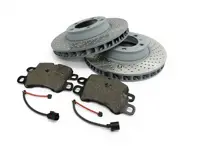 FRONT Brake Pads and Brake Disc Package Porsche 718 S Sebro - 9P1615301A, 9P1615302A, 9P1698151C