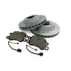 FRONT Brake Pads and Brake Disc Package Porsche 718 S OE - 9P1615301A, 9P1615302A, 9P1698151C