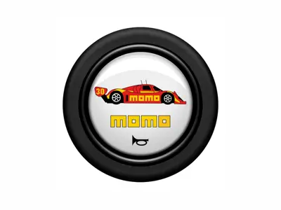 MOMO Standard Horn Button 1 Contact - Passion 1993 - White - M22135311115