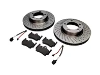 REAR Brake Pads and Brake Disc Package Porsche 718 S Brembo - 98160916300, 98735240101, 98735293903