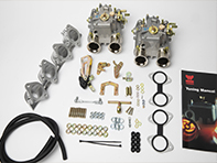 Performance kit to allow fitment of 2 x Genuine Spanish Weber 34 ICT carburettors . Porsche 914/4. - PPO204