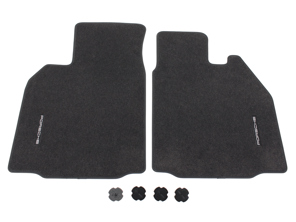 Floor mats set, SET OF 2. Porsche Boxster 987 / Cayman / 997 - RHD (Right hand drive) - 98755198405, 98755198409, 98704480002, 98755198409A43, 98704480109A43, 98755198409B23, 98704480109B23, 98755198409E23, 98704480109E23, 98755198409R43, 98704480109R43, 98704480109T43, 98755198409T43, 98755198409N43, 98704480109N43, 98755198409M23, 98755198405J41