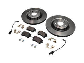 Rear brake disc Ø: 330 mm and brake pads package Porsche Macan - 95B615601G, PAB698451