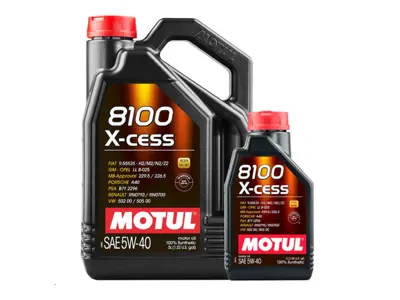 MOTUL 8100 X-CESS 5W-40 engine oil 6ltr - 102870, 102784