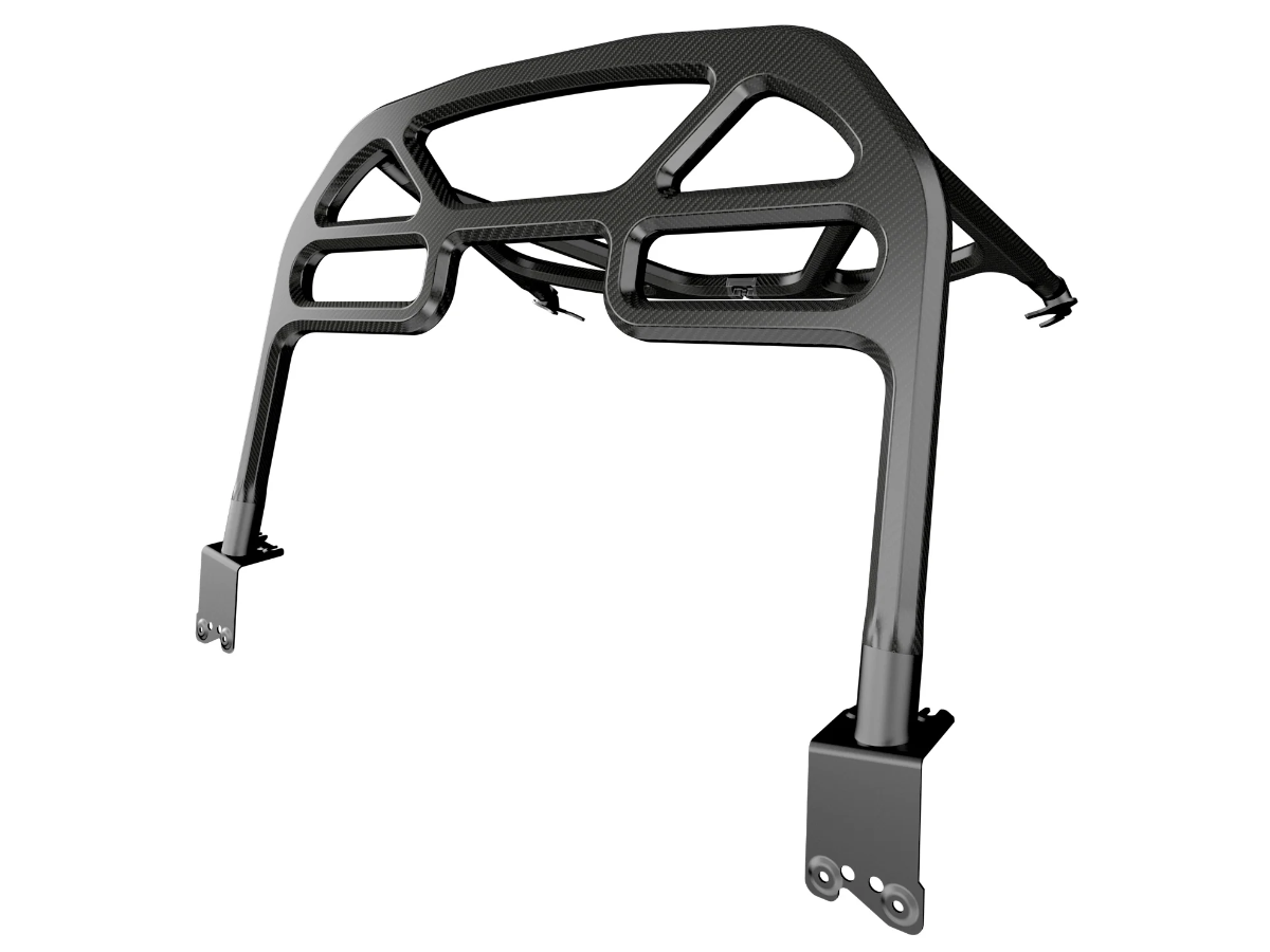 Roll cage and harness bar dry carbon fibre. Porsche 718 Cayman