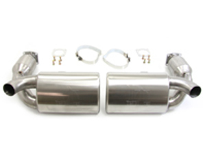 Exhaust muffler / silencer sports system DesignTek for Porsche 997 Turbo - 99711102772