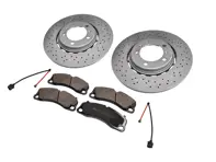 FRONT Brake Disc and Brake Pad Package. Porsche 992.1  Carrera S / Carrera 4S - 9P1615301, 9P1615302, 9P1615301J, 9P1615302J