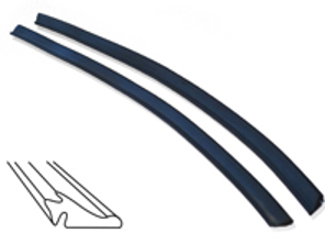 Door window scraper outer. Porsche  911 / 964  Coupe - 9800006, 91153193202, 91153193102