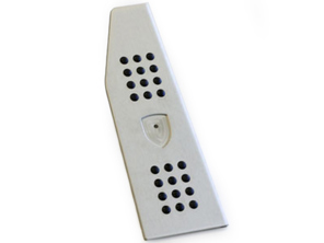 Rennline Aluminium dead pedal, Rubber grip. Porsche 991 / 981 / 991.2 / 718 - P101D