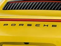 'PORSCHE' Black Rear Badge for Porsche 991.2 - 99104480380041