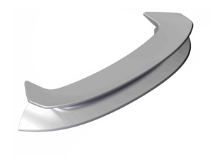 Rear spoiler. Porsche 992 Dakar - 992827940PG2X