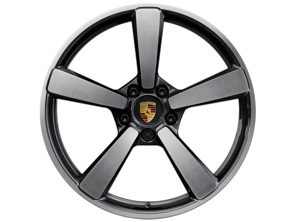 Turbo Exclusive Design front alloy wheel in Black finish 21' 12J ET70 - 992601025AE041
