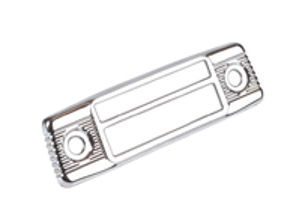 Radio cover, chromed, for Blaupunkt Frankfurt radio. Porsche 356 - 113857233 - 8101850100