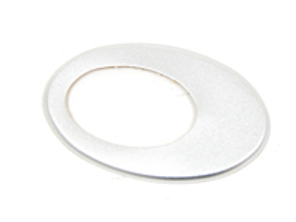Hazard switch surround cover, Arctic silver. Porsche 996 RHD - 911681CV996