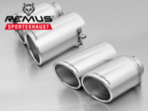 Remus tail pipes, 102 mm, Chrome - 6880090500LR, 004670QSS