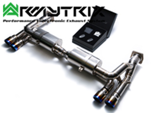 Armytrix Titanium Decatted Valvetronic Exhaust System. Porsche 997.1 (911) Turbo 3.6L 2006-2008