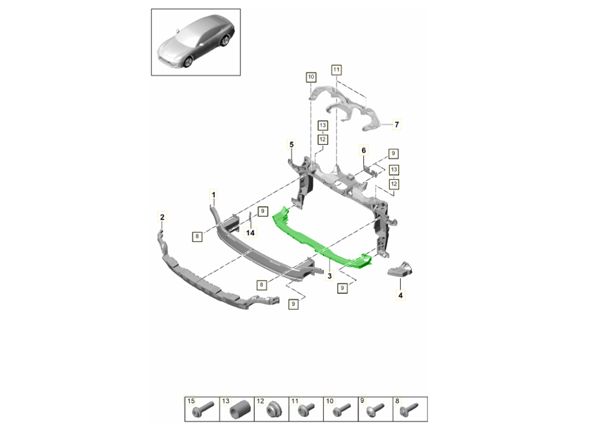 Reinforcement bar / Carrier Design 911