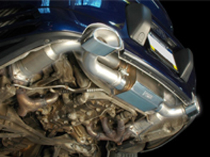 AWE Performance exhaust system with 200 cell cats for Porsche 996TT / GT2 - 3010-11052, 3010