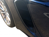 ZunSport Side vent grille set. Porsche 718 Boxster S / Cayman S 2016-20 - ZPR63205, ZPR63205B, ZPR63205, ZPR63205B
