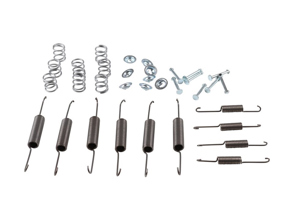 Handbrake shoe hardware kit. Porsche 356 / 356A / 356B 1950-63 - 356  42 168, 35642168, 356  42 172, 35642172, 251 609 289, 251609289, 64442208, 644  42 208, PCG64442208, 356  42 169, 35642169